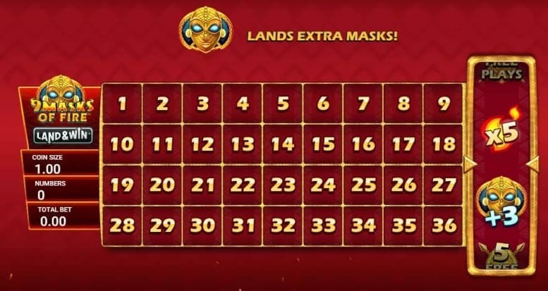 9 Masks of Fire Land & Win Slot